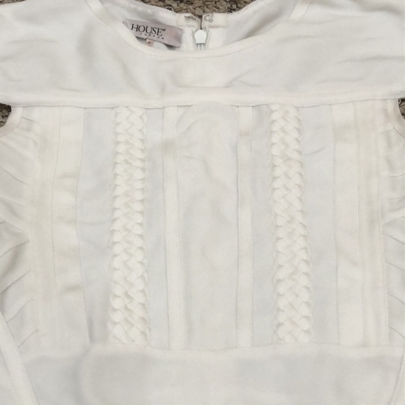 House of CB Bandage Dress Size Small White Cut Out Long Sleeve - Picture 3 of 9